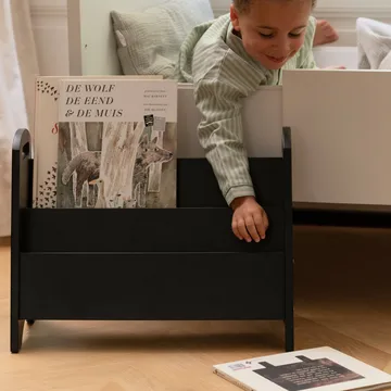 Book holder bogreol til børn - Sort - Nofred