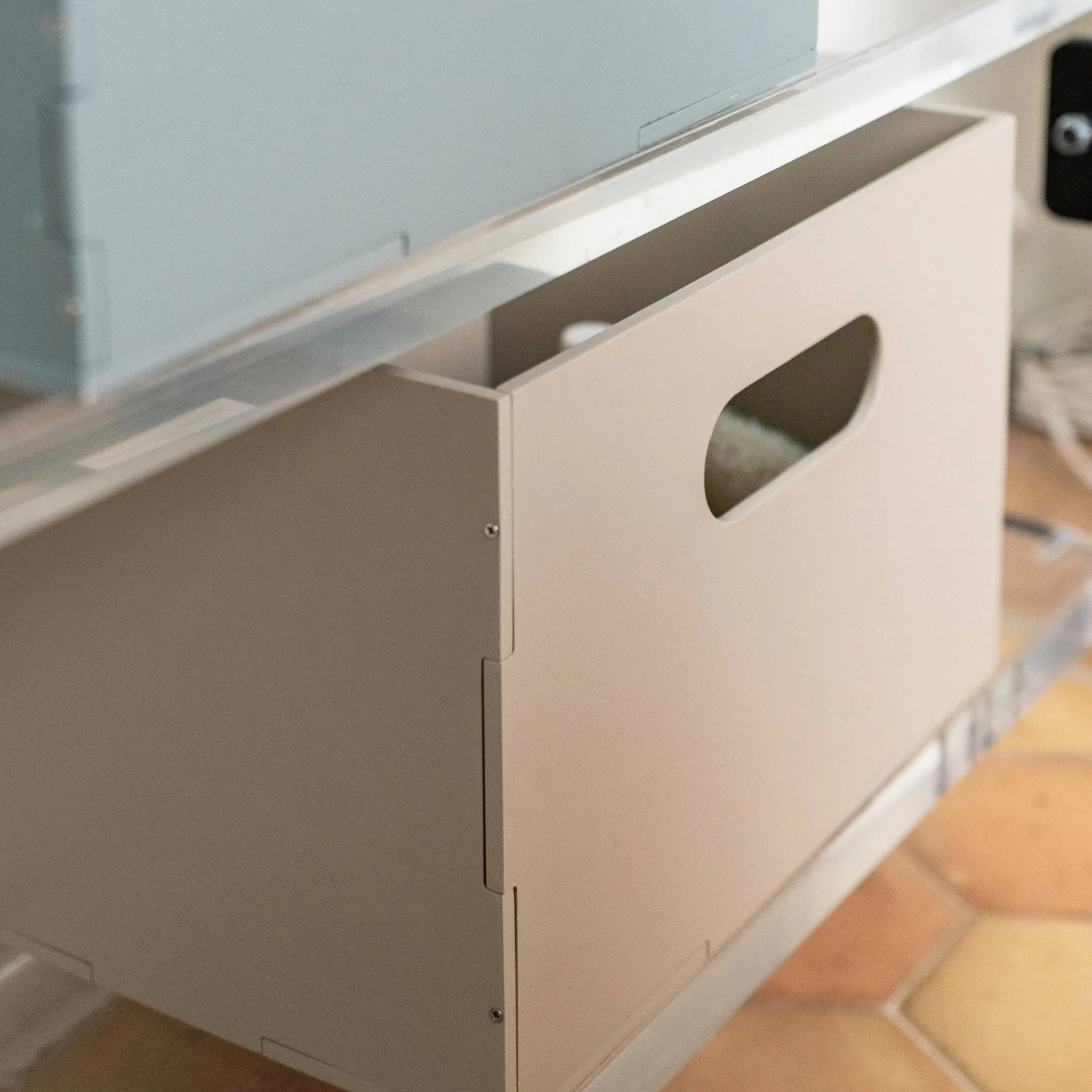 Kiddo Box opbevaringskasse, Beige Nofred