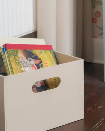Kiddo Box opbevaringskasse - Beige - Nofred