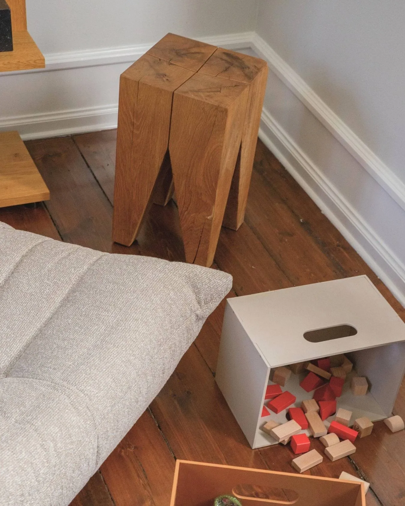 Kiddo Box opbevaringskasse, Beige Nofred