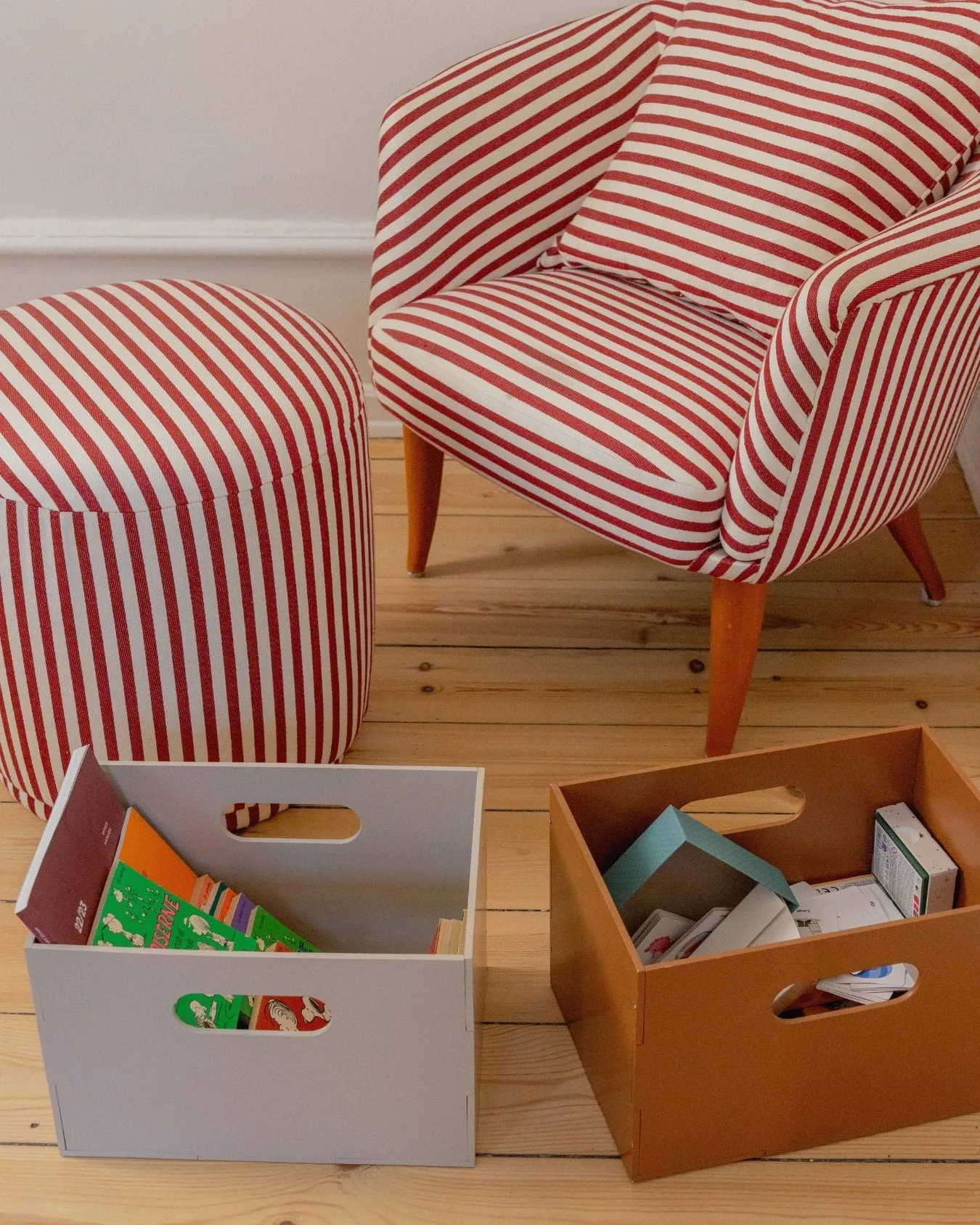Kiddo Box opbevaringskasse, Beige Nofred