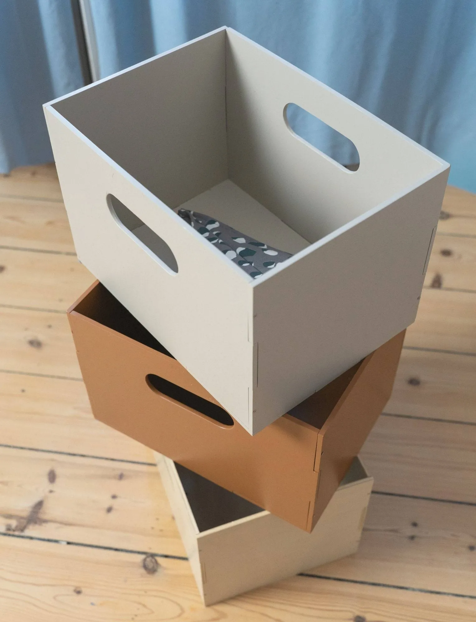 Kiddo Box opbevaringskasse, Beige Nofred