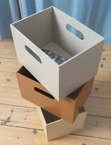 Kiddo Box opbevaringskasse - Beige - Nofred