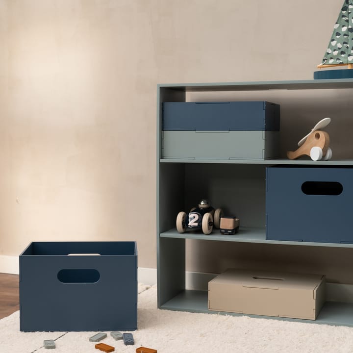 Kiddo Box opbevaringskasse, Blå Nofred