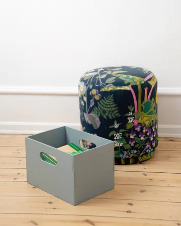 Kiddo Box opbevaringskasse - Olivengrøn - Nofred