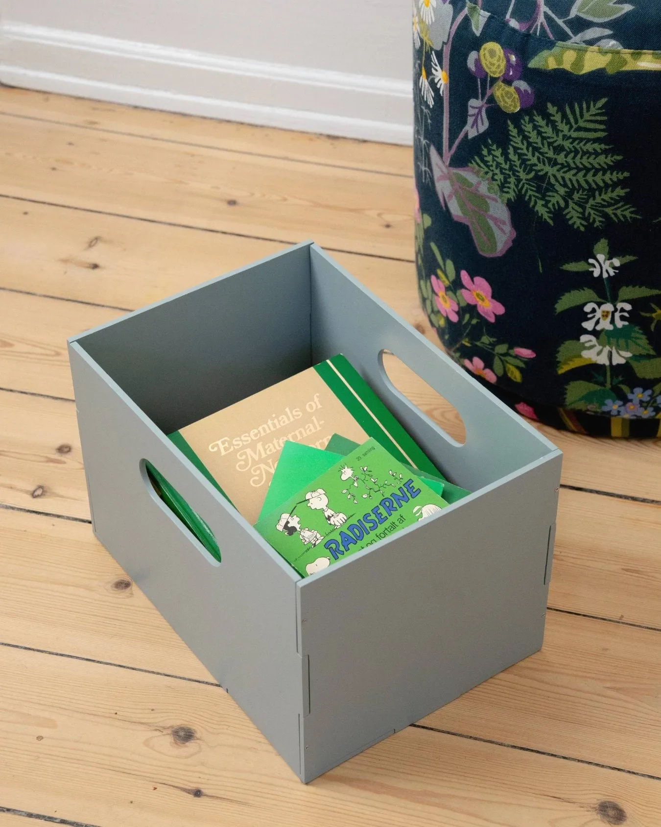 Kiddo Box opbevaringskasse, Olivengrøn Nofred