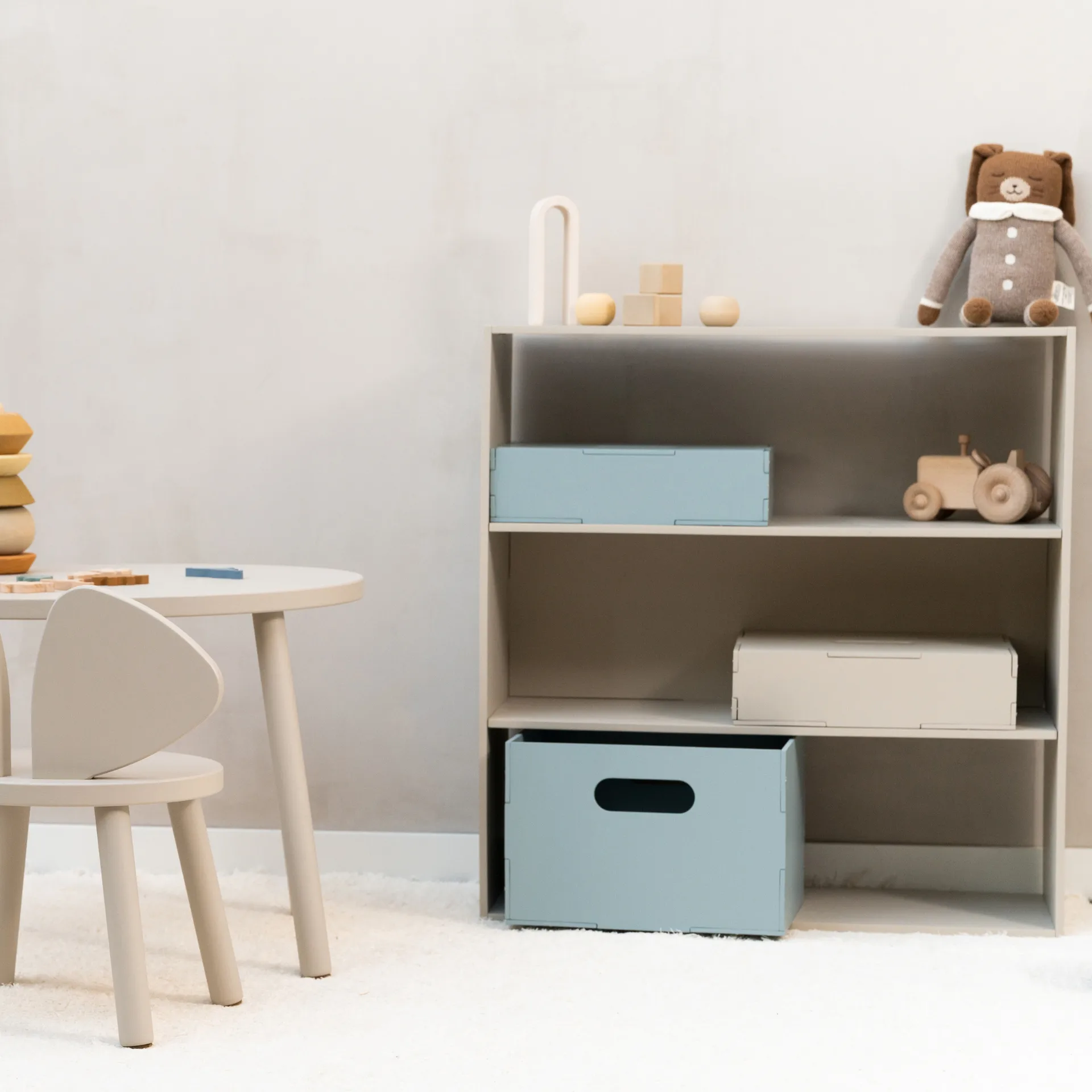 Kiddo Shelving børnehylde, Beige Nofred