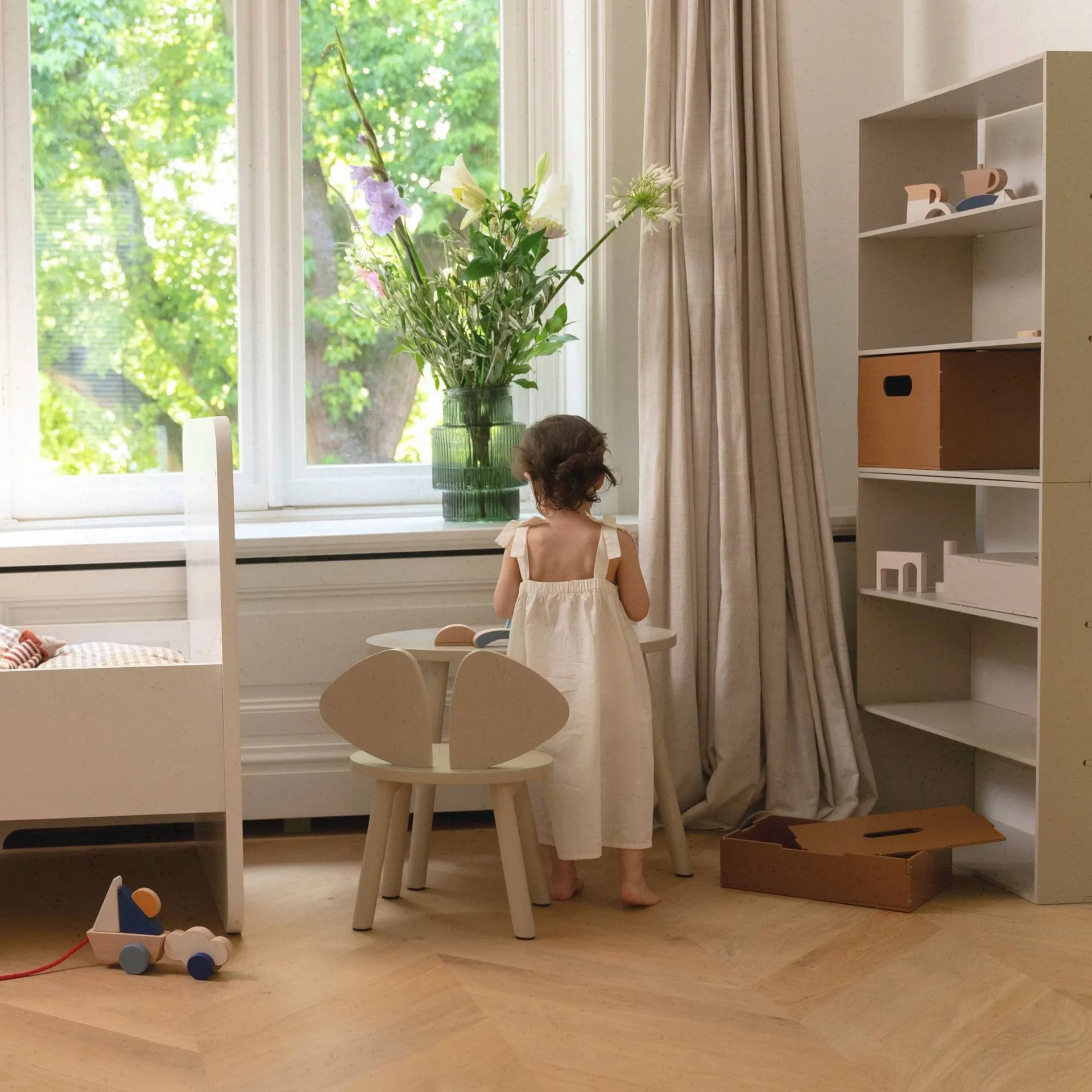 Kiddo Shelving børnehylde, Beige Nofred
