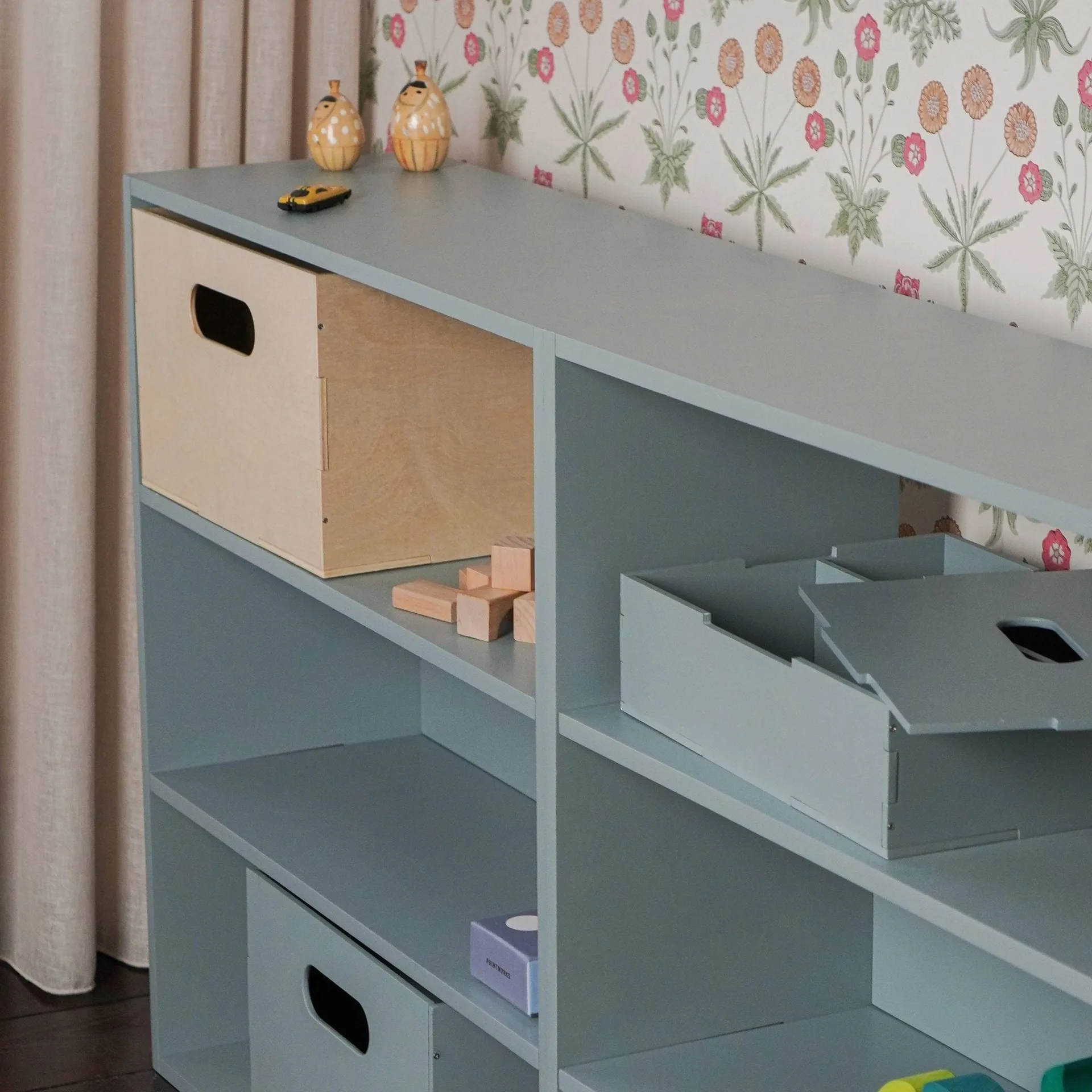 Kiddo Shelving børnehylde, Olivengrøn Nofred