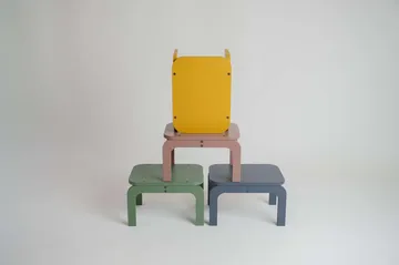 Kiddo Step Seat skammel - Curry - Nofred