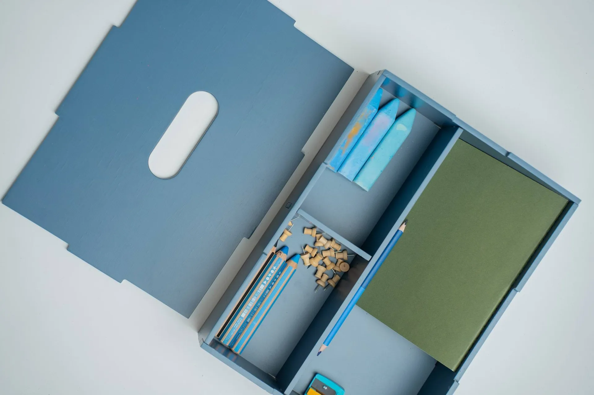 Kiddo Tool Box opbevaringsboks, Blå Nofred
