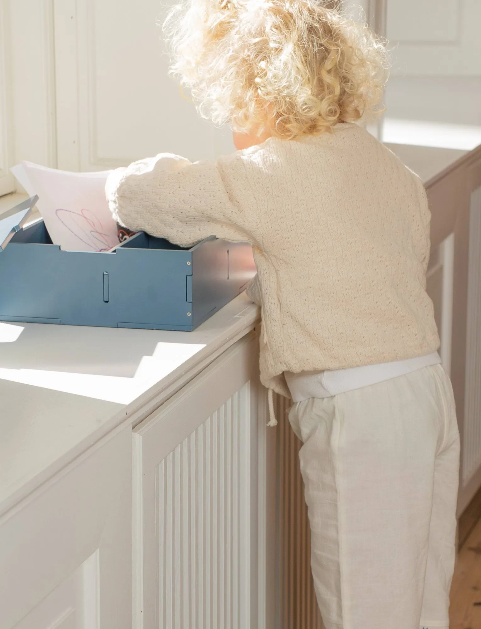 Kiddo Tool Box opbevaringsboks, Blå Nofred