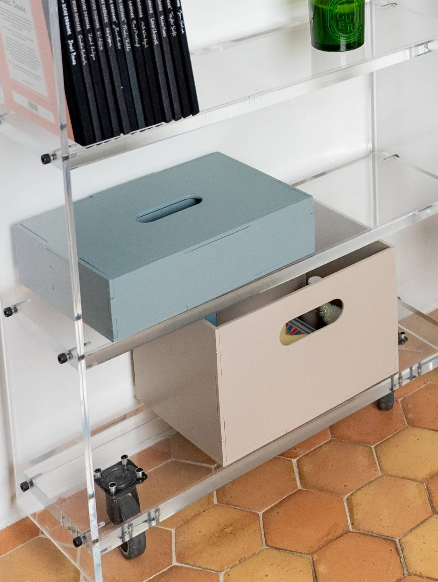 Kiddo Tool Box opbevaringsboks, Olivengrøn Nofred
