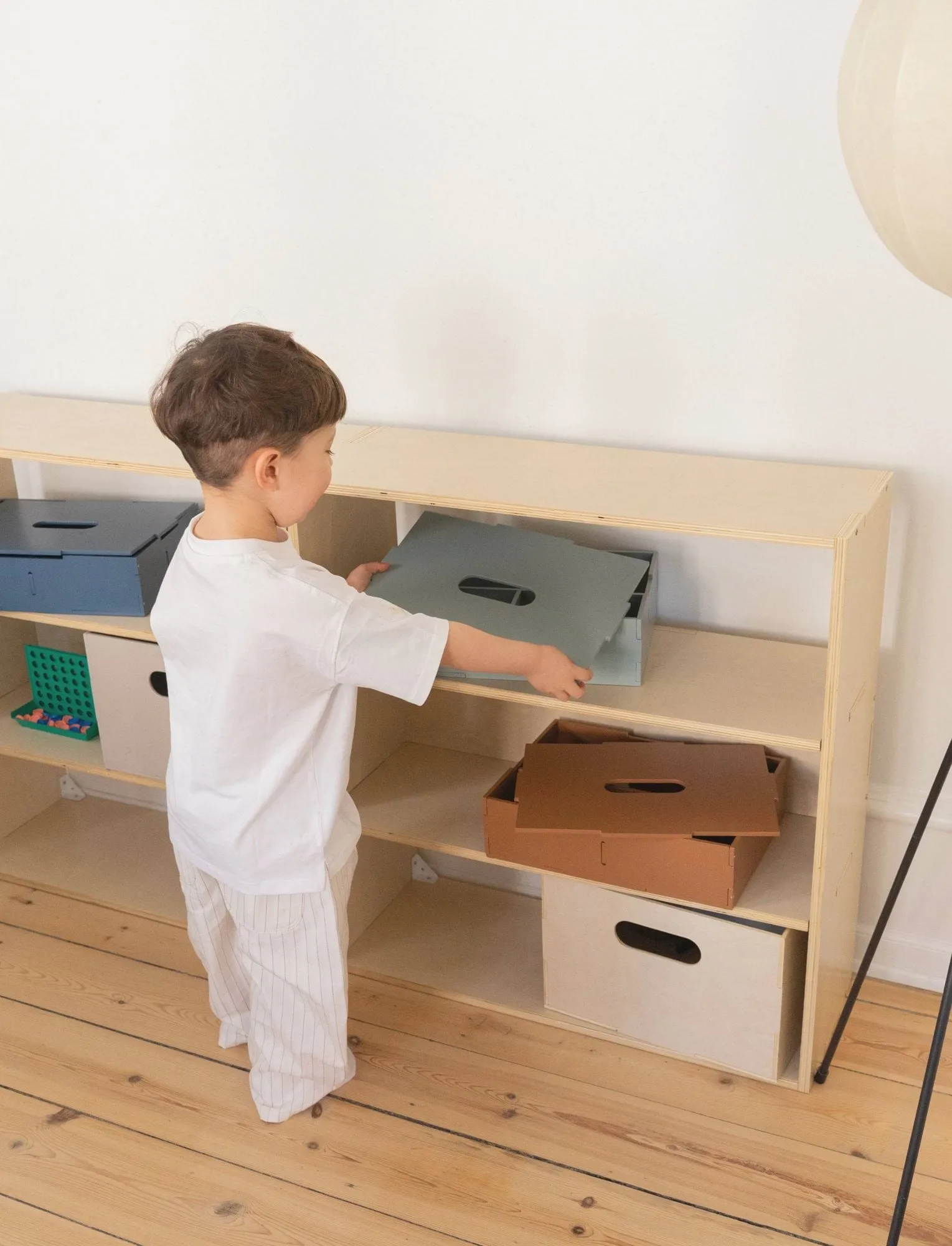 Kiddo Tool Box opbevaringsboks, Olivengrøn Nofred