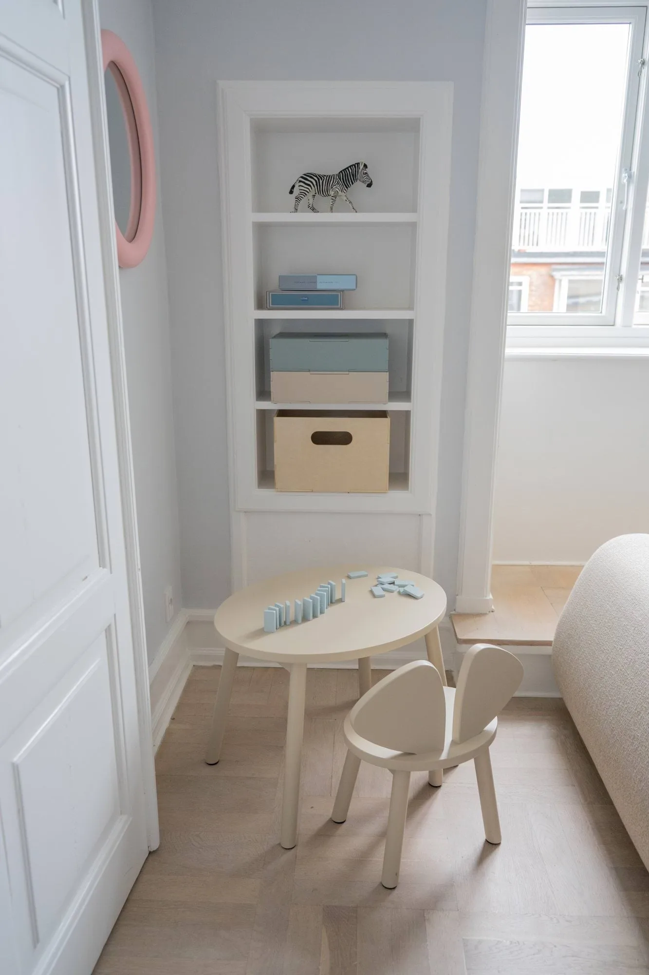 Mouse Chair børnestol, Beige Nofred