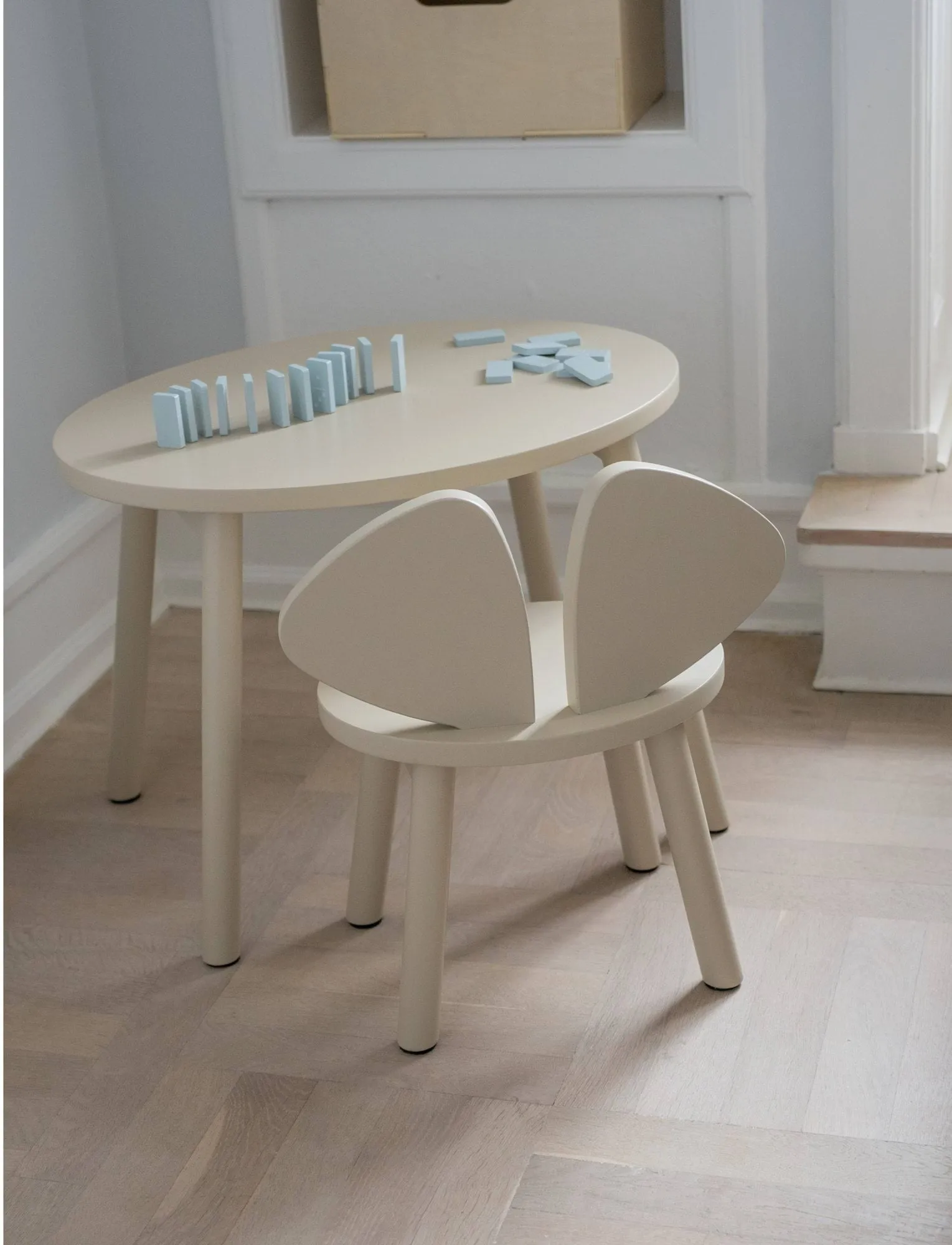 Mouse Chair børnestol, Beige Nofred