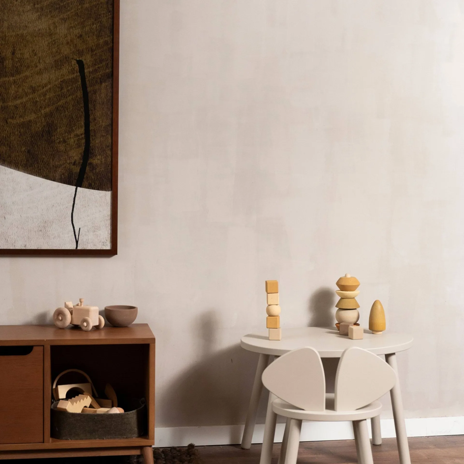 Mouse Chair børnestol, Beige Nofred