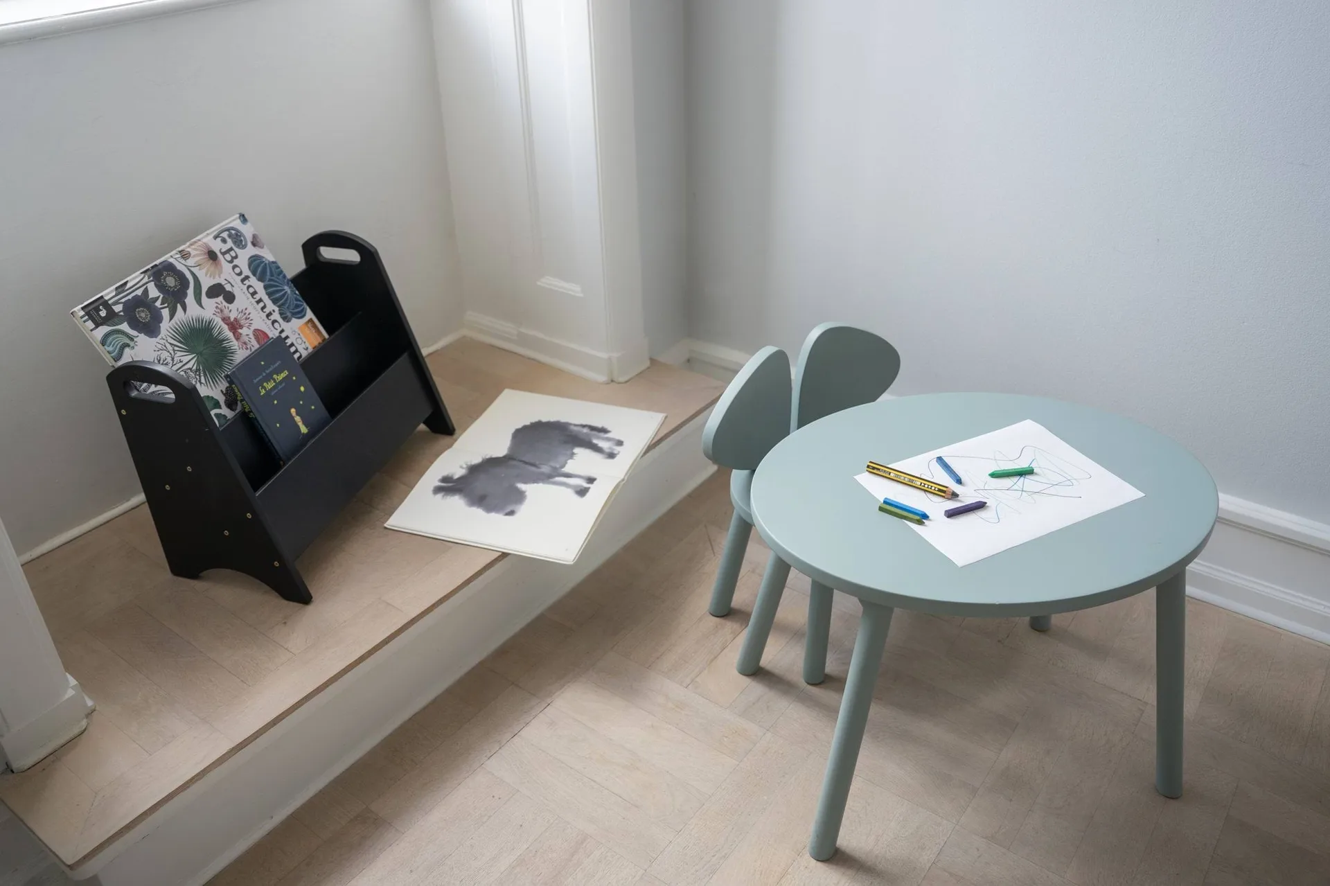 Mouse Chair børnestol, Olive green Nofred