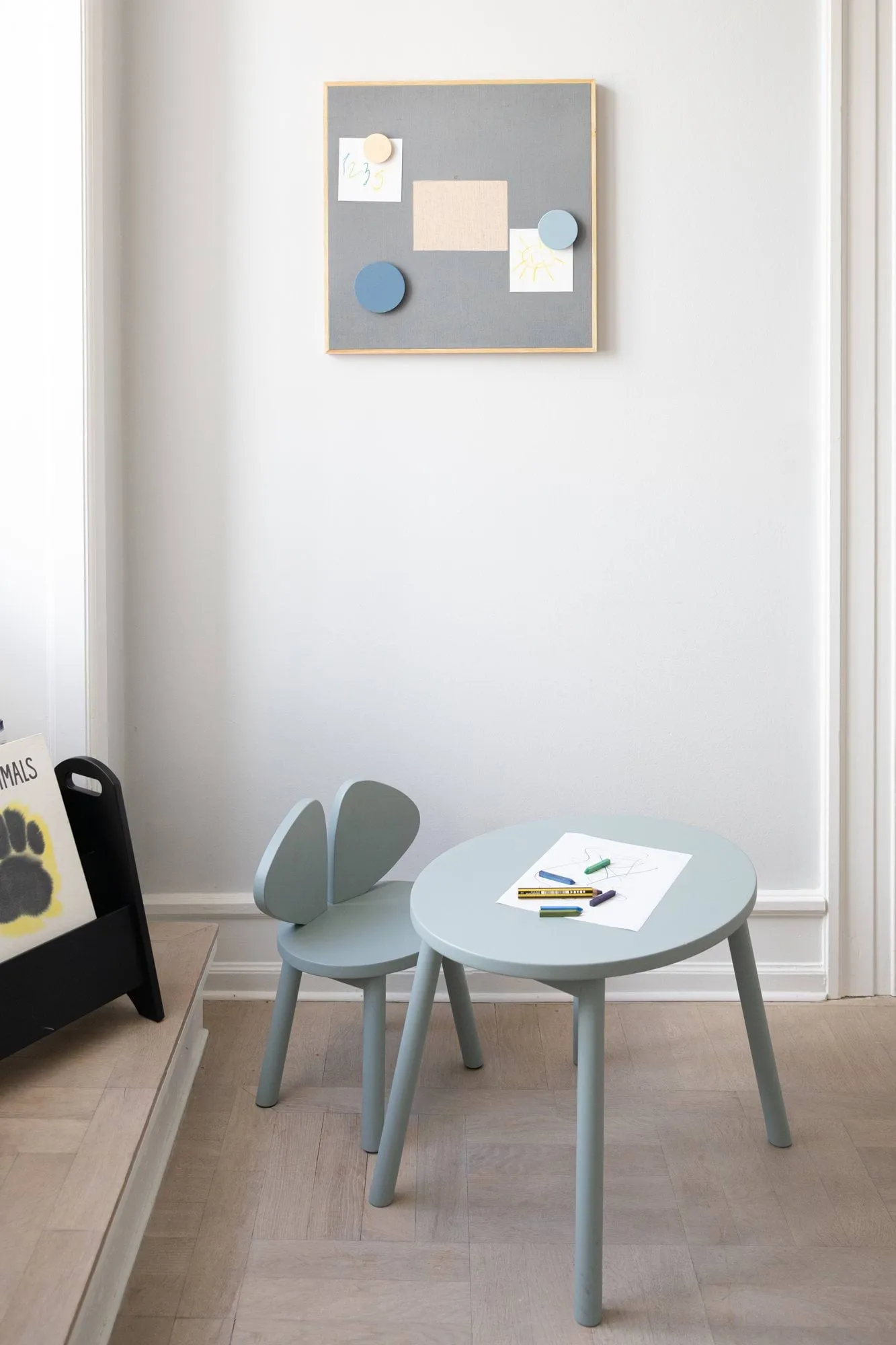 Mouse Chair børnestol, Olive green Nofred