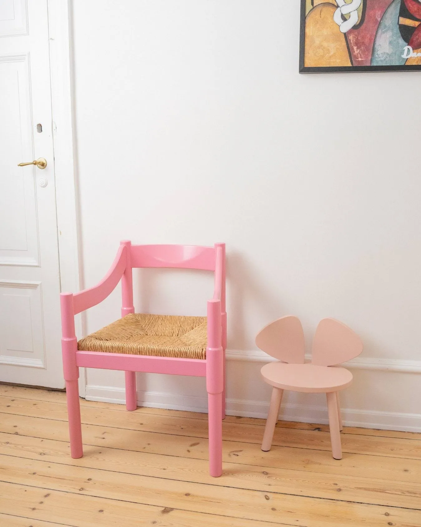 Mouse Chair børnestol, Pink Nofred