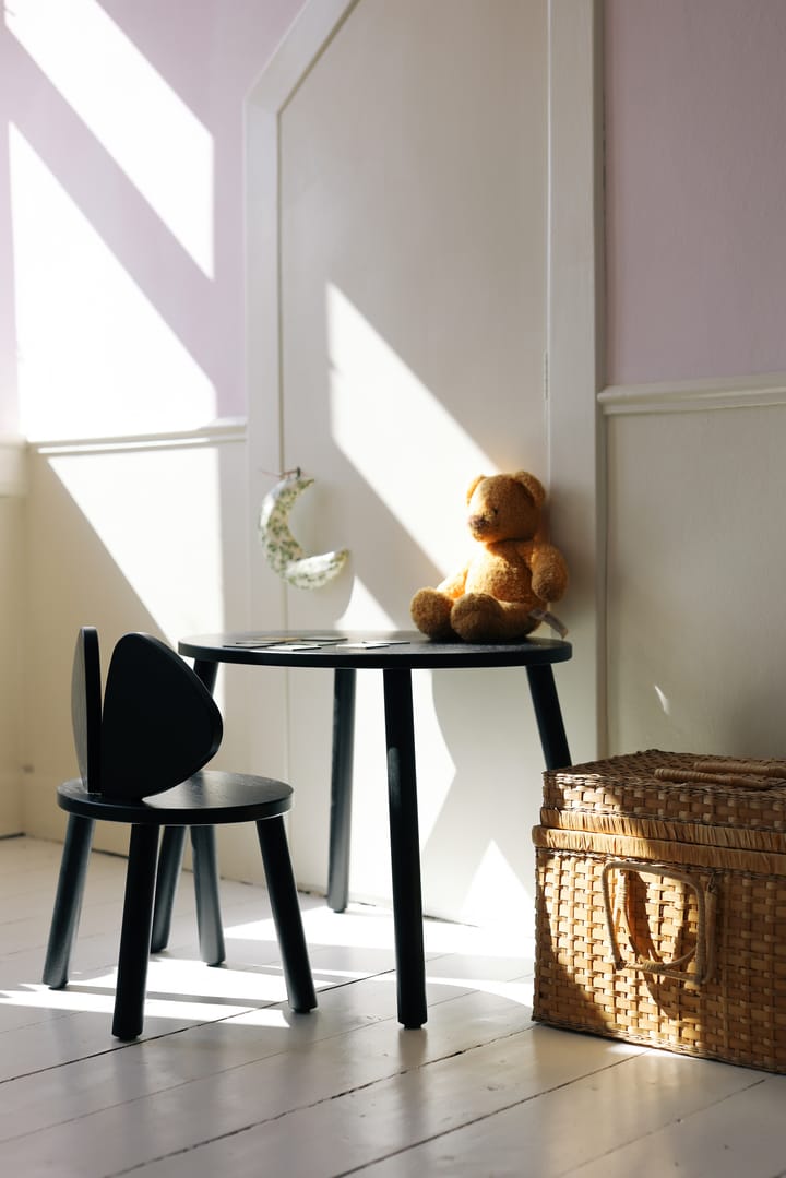 Mouse Chair børnestol, Sort Nofred