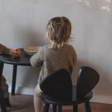 Mouse Chair børnestol - Sort - Nofred
