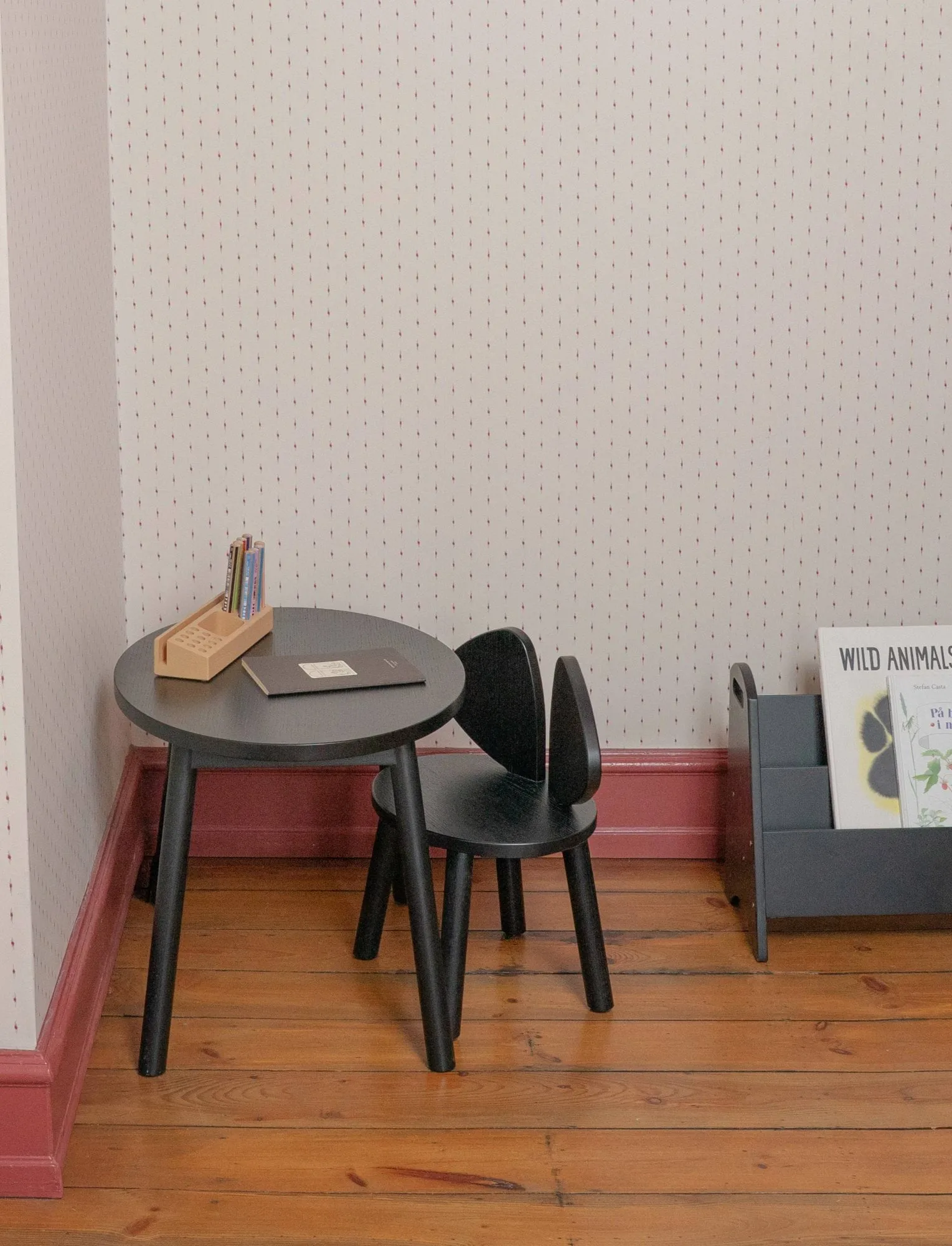 Mouse Chair børnestol, Sort Nofred