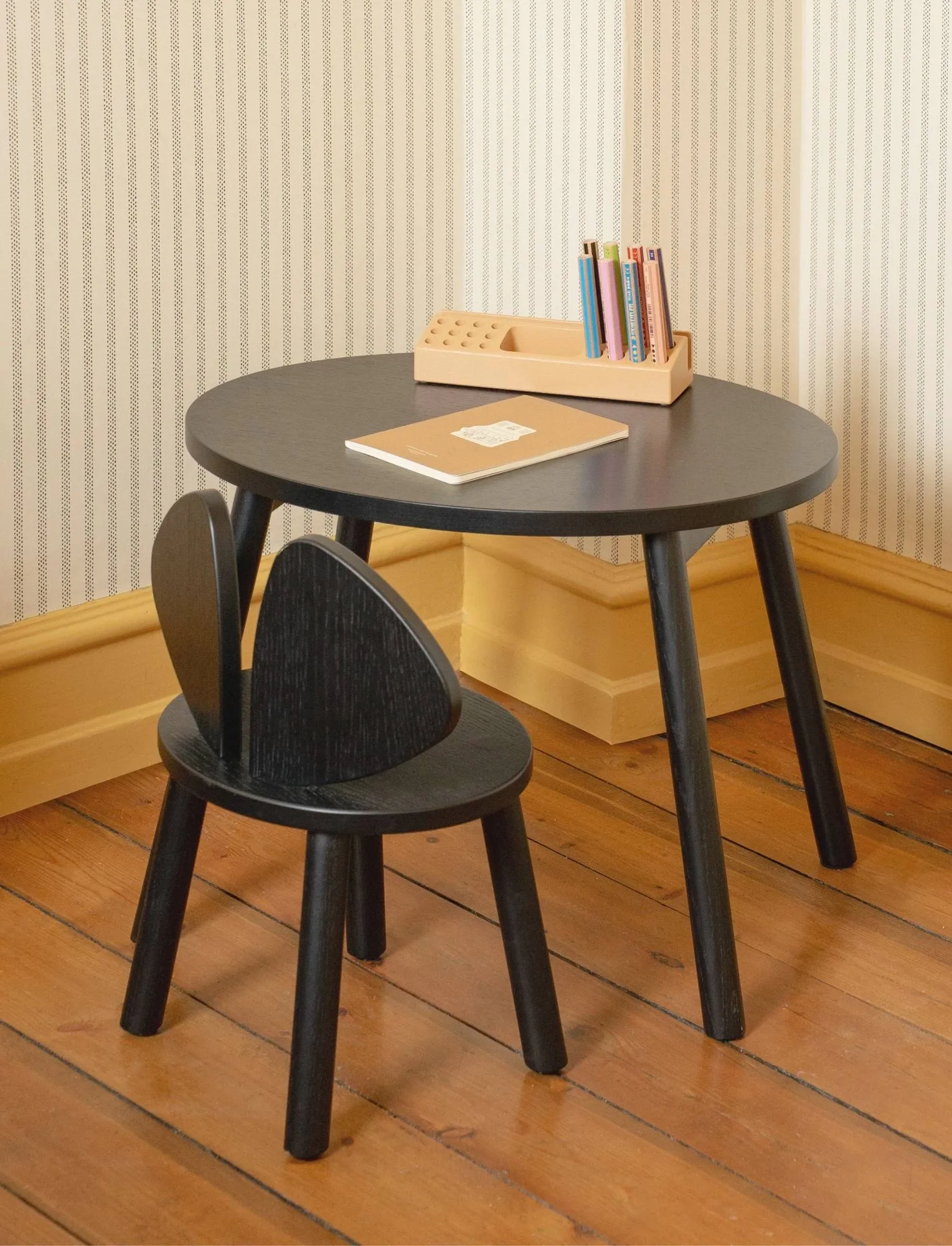 Mouse Chair børnestol, Sort Nofred
