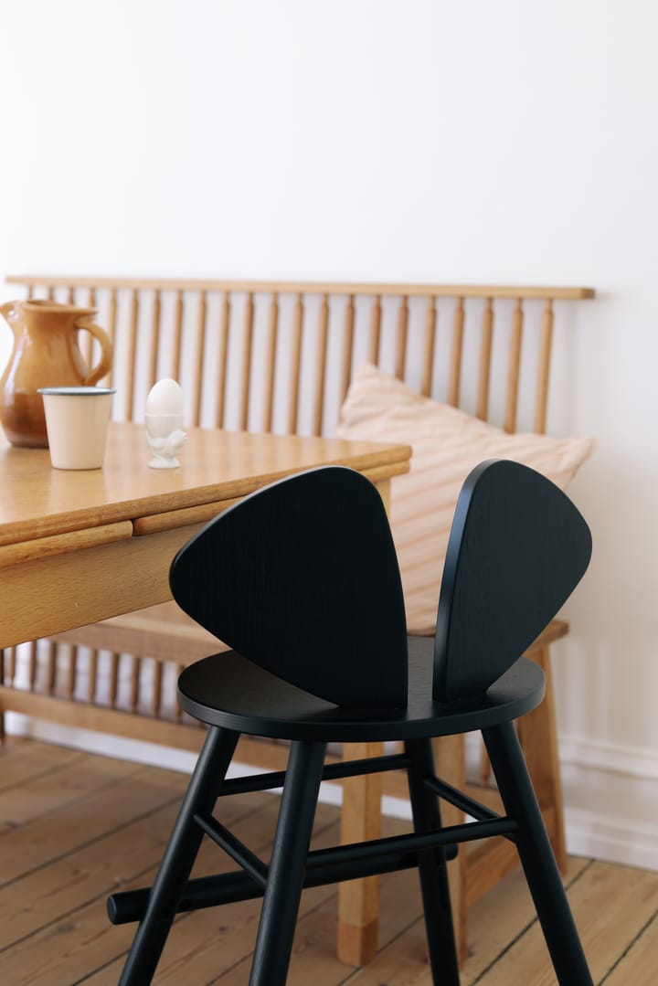 Mouse Chair Junior stol, Sort Nofred