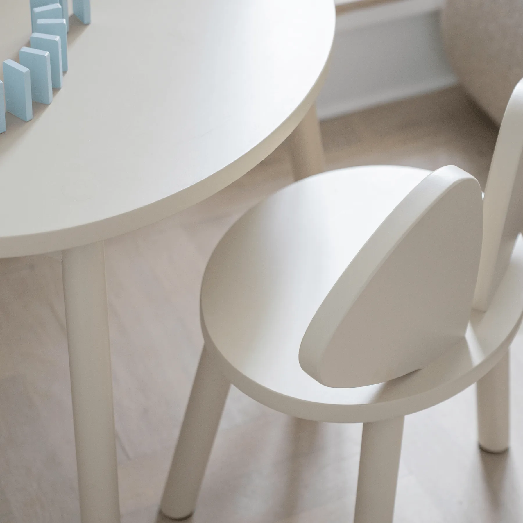 Mouse sæt børnestol + bord, Beige Nofred