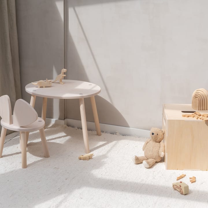 Mouse sæt børnestol + bord, Birk Nofred