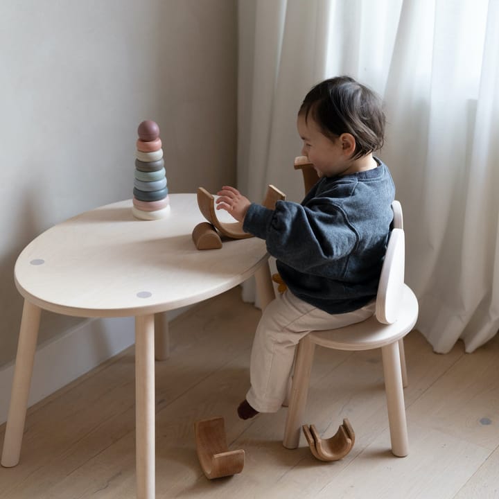 Mouse sæt børnestol + bord, Birk Nofred