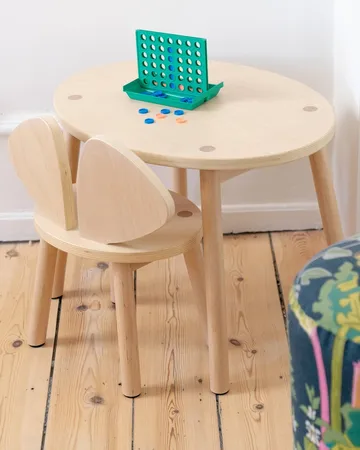 Mouse sæt børnestol + bord - Birk - Nofred