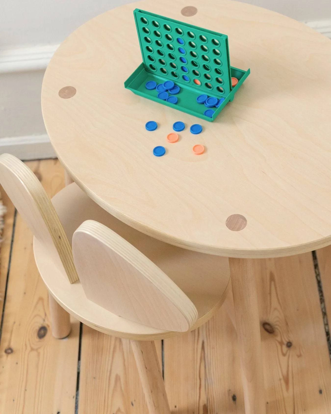 Mouse sæt børnestol + bord, Birk Nofred
