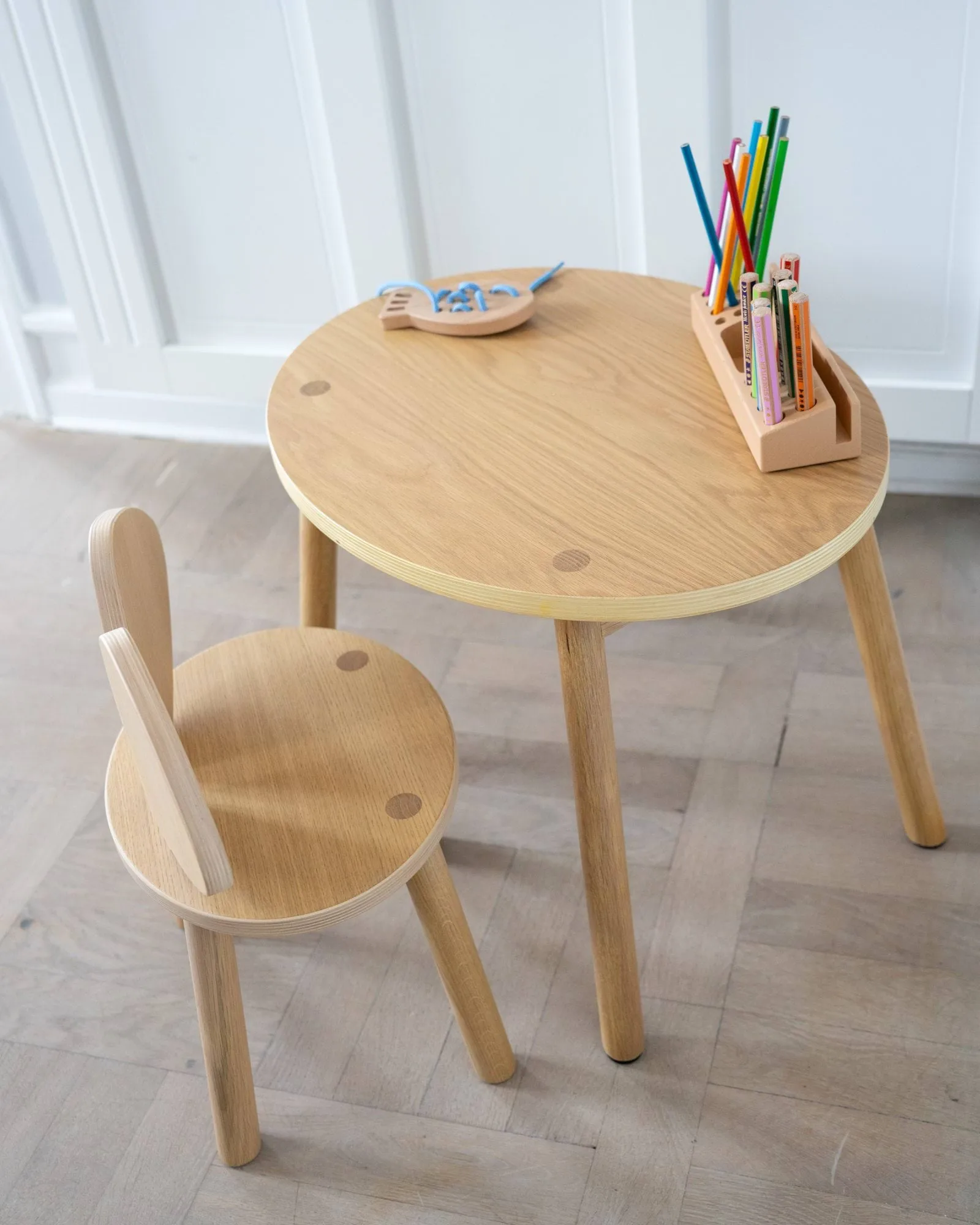 Mouse Table børnebord, Eg Nofred