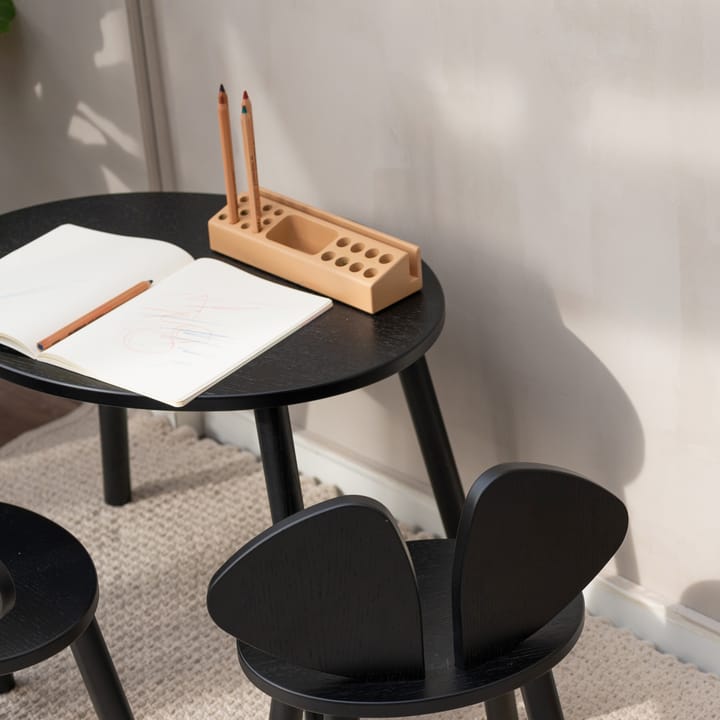 Mouse Table børnebord, Sort Nofred