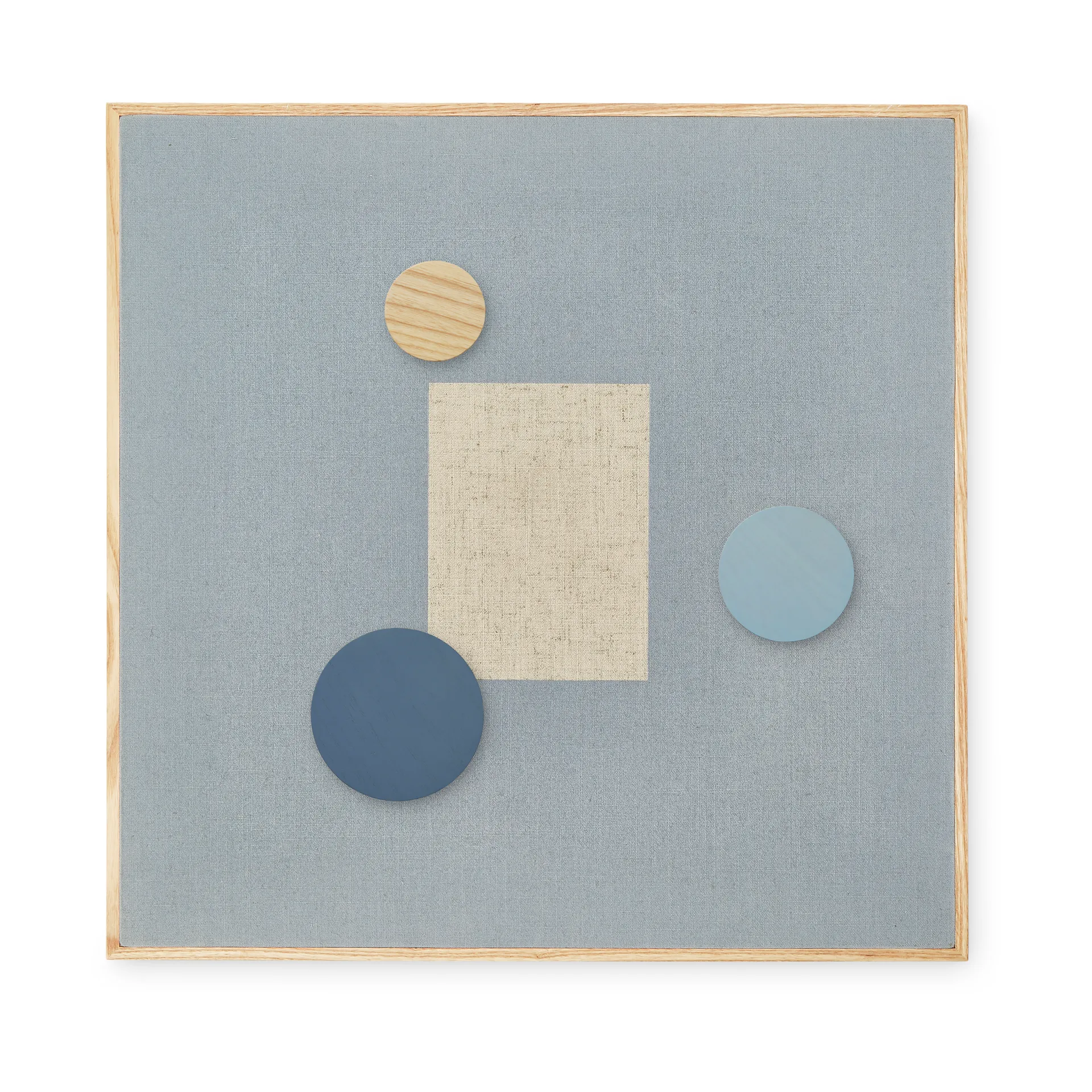 Noticeboard opslagstavle + 3 magneter, Blå Nofred