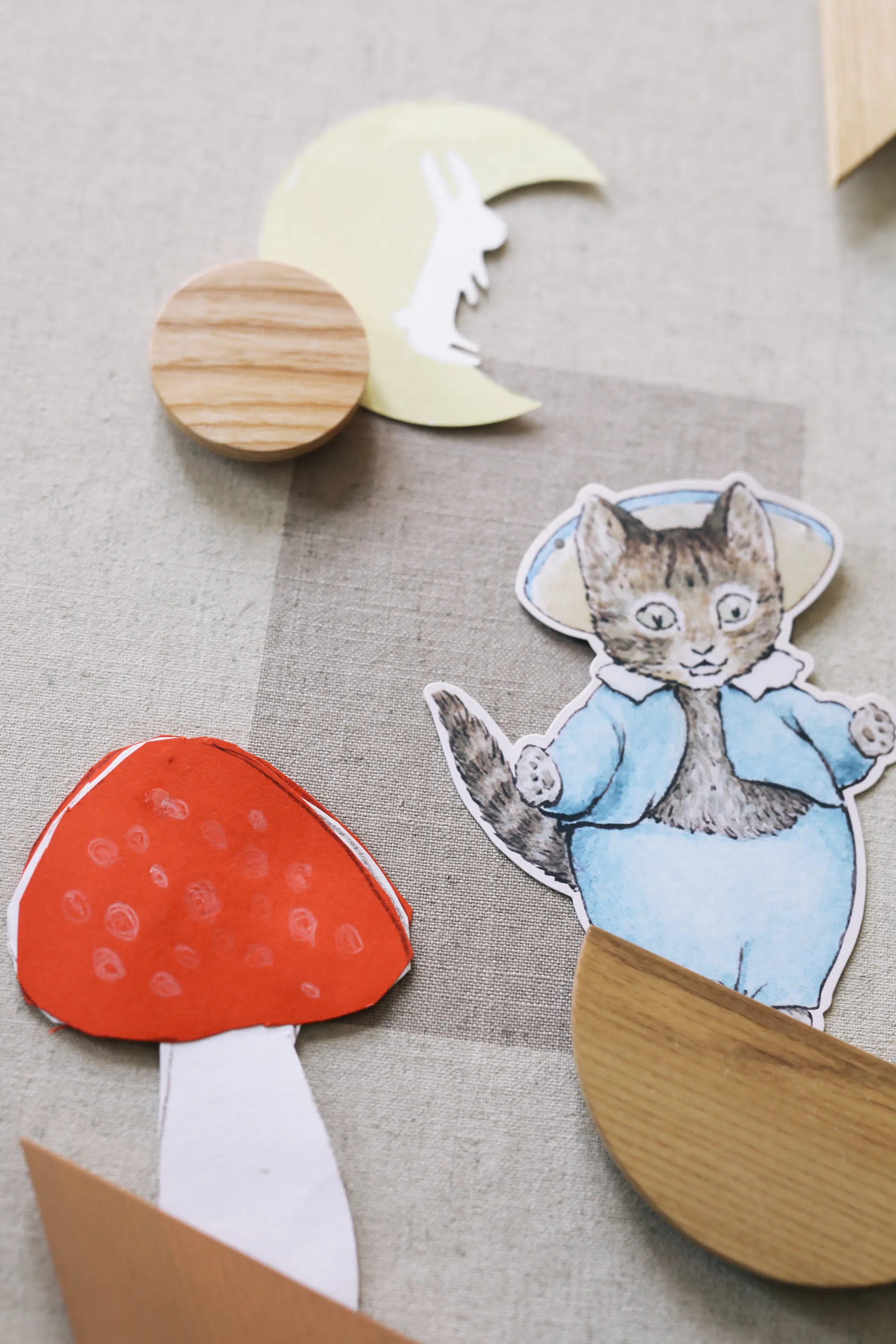 Pin Magnets magnetsæt 5 dele, Sand Nofred