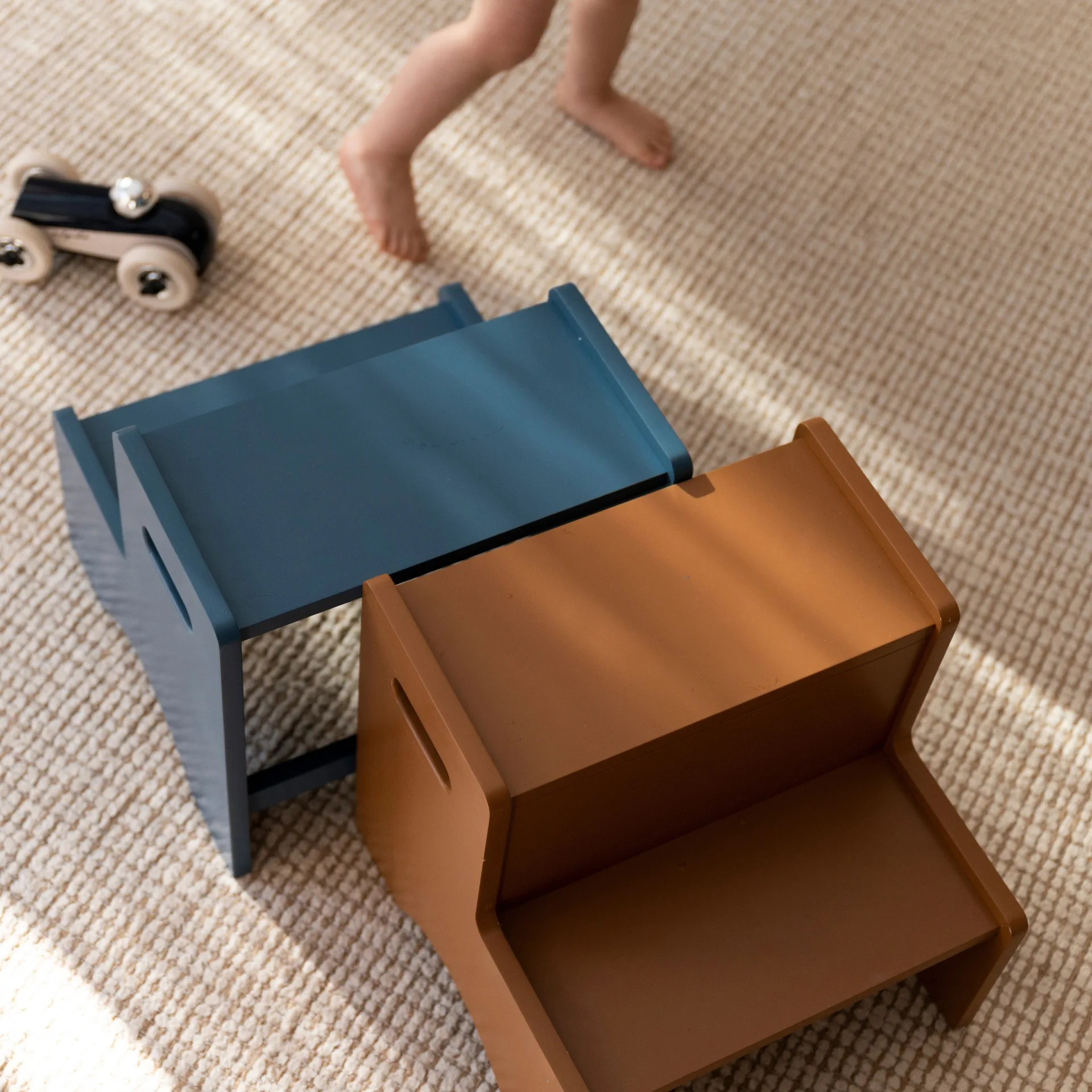 Step Up børneskammel, Blå Nofred