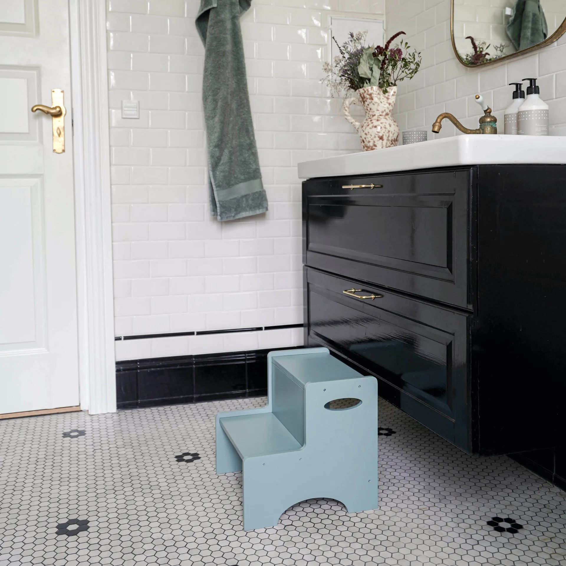 Step Up børneskammel, Olivengrøn Nofred