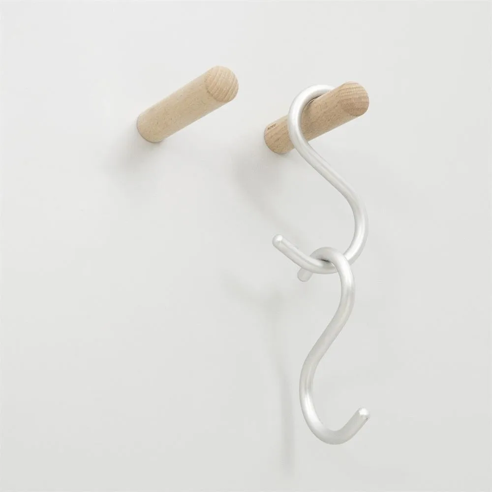 Wood knage 2 stk, Natur Nomess Copenhagen