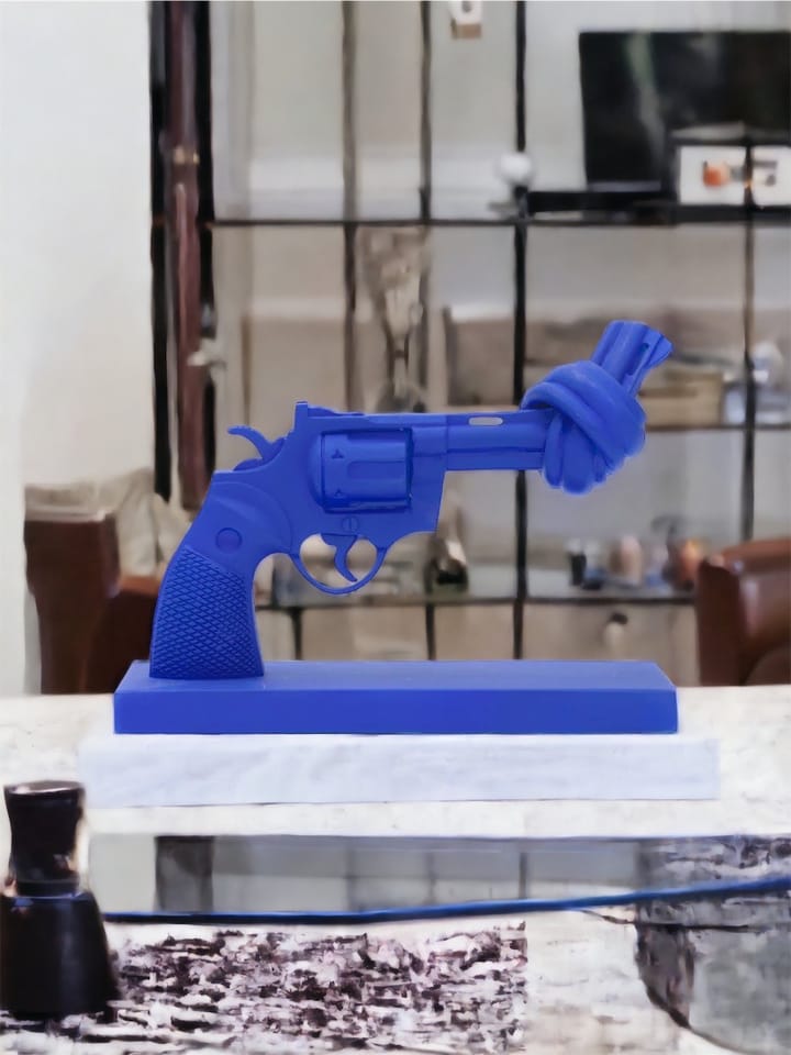 Cobolt blue 19 cm, Blå Non Violence