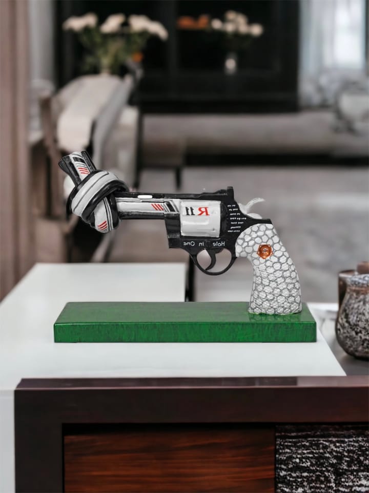 Drive for Peace dekoration 30 cm, Multi Non Violence