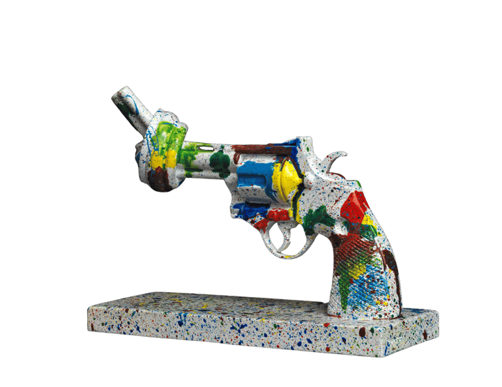 Tennis for Peace dekoration 19 cm, Multi Non Violence