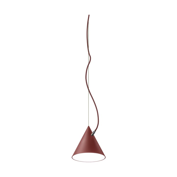 Castor pendel 20 cm - Bordeauxrød-mørkerød-messing - Noon