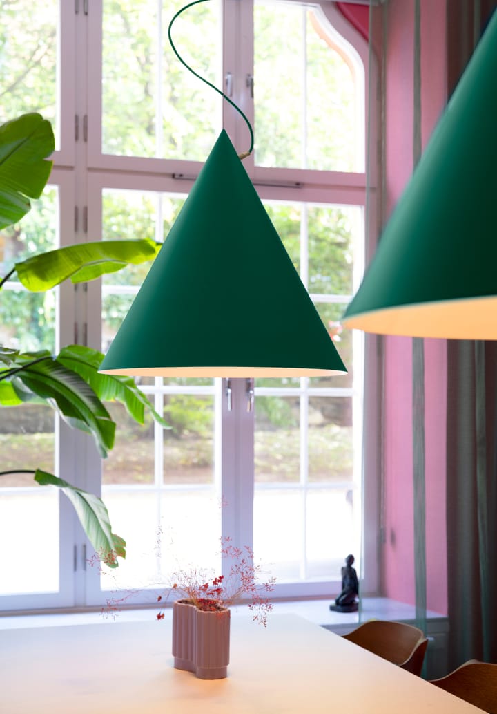 Castor pendel 60 cm, British racing green-mørkegrøn-messing Noon