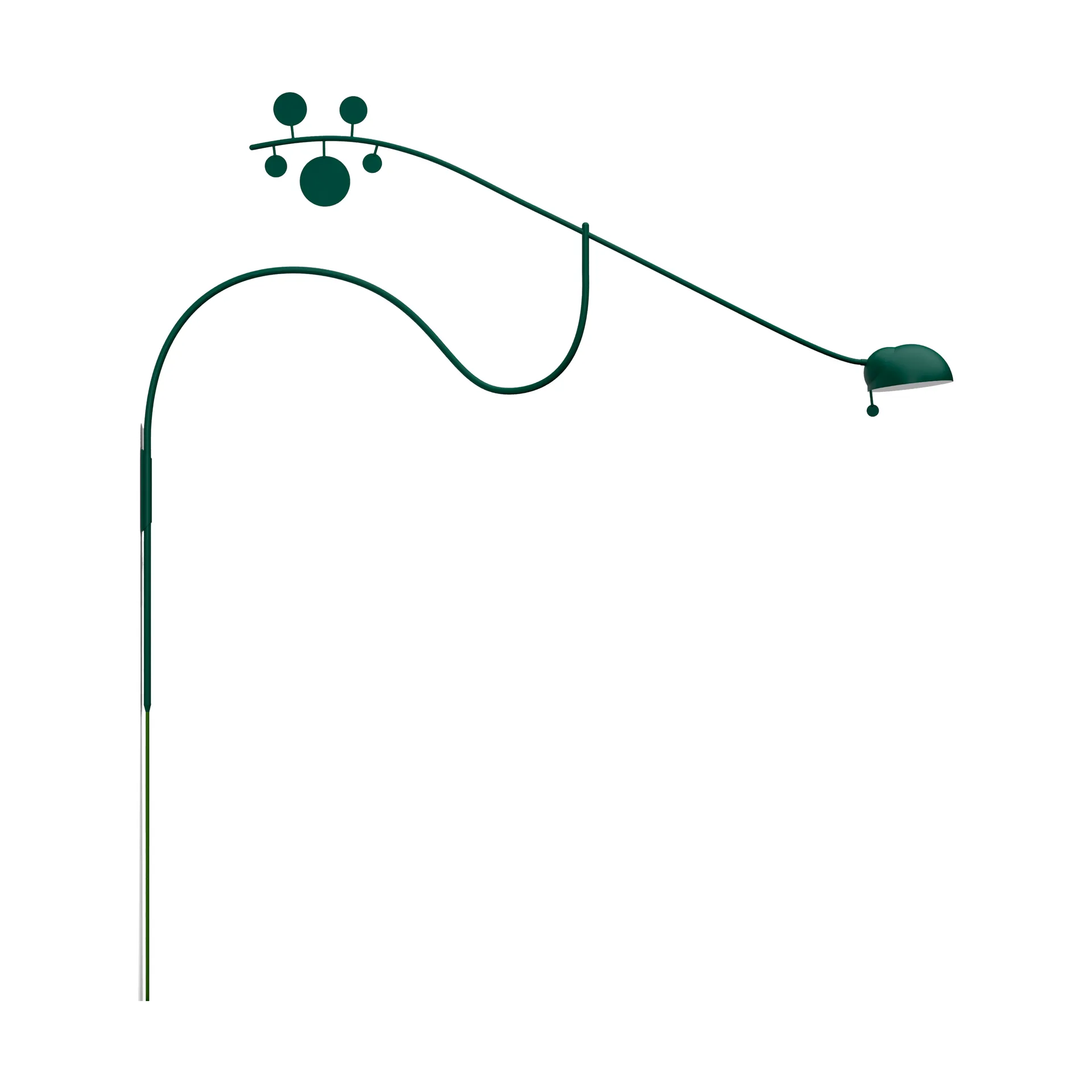 Juno væglampe, British racing green-mørkegrøn Noon
