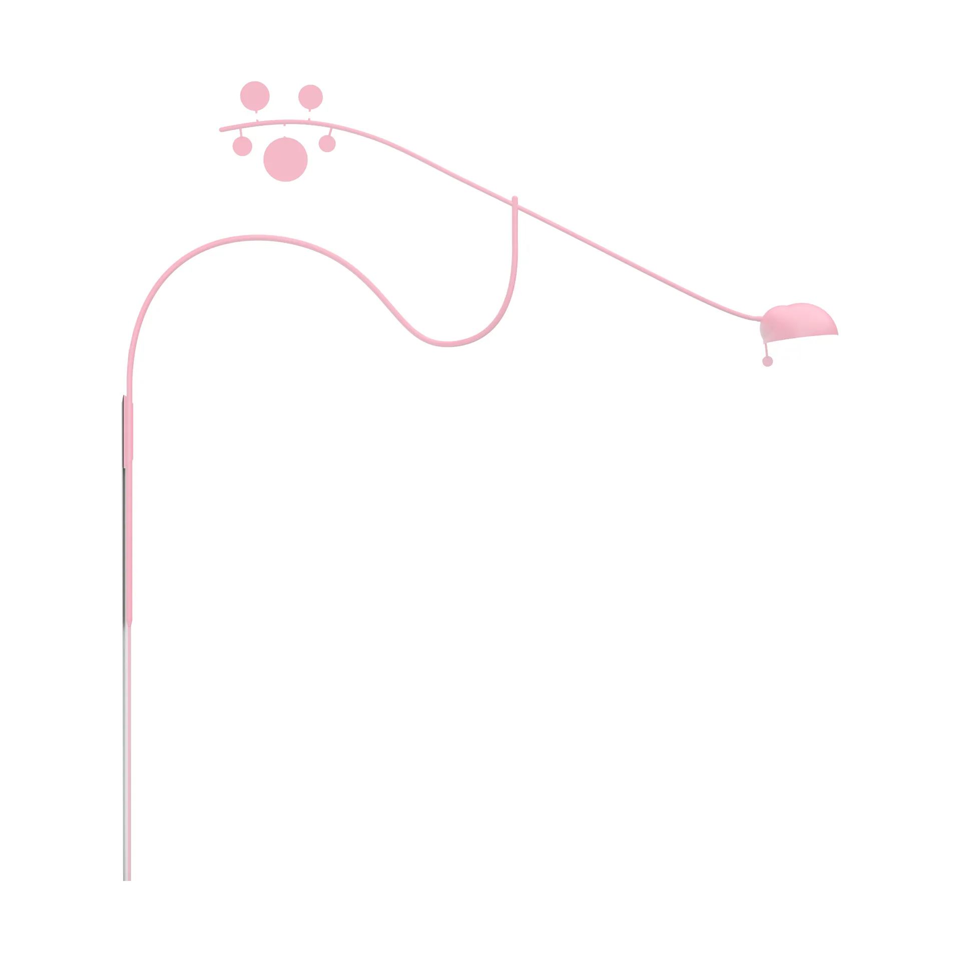 Juno væglampe, Rosa-rosa Noon