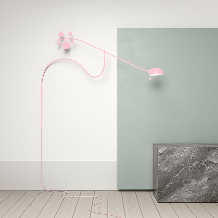 Juno væglampe, Rosa-rosa Noon
