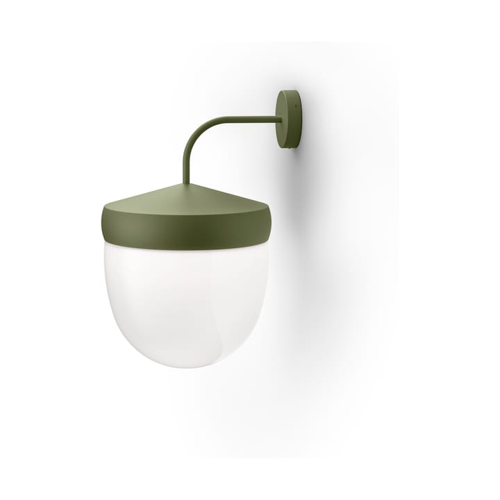 Pan væglampe frostet 30 cm - Militærgrøn - Noon
